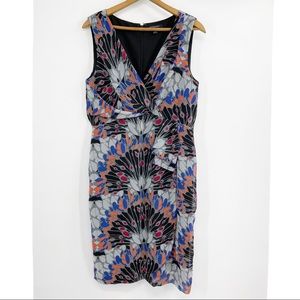 Banana Republic Factory Sleeveless Midi Dress in Black, Gray, Blue, Orange